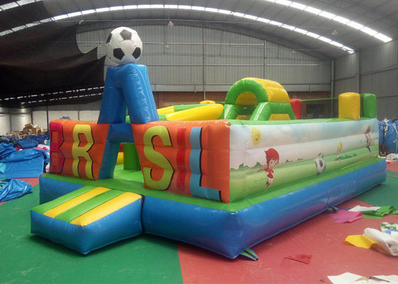 Colorful  Durable Kids Inflatable Jumping Castle Lead Free Material For Amusement Park